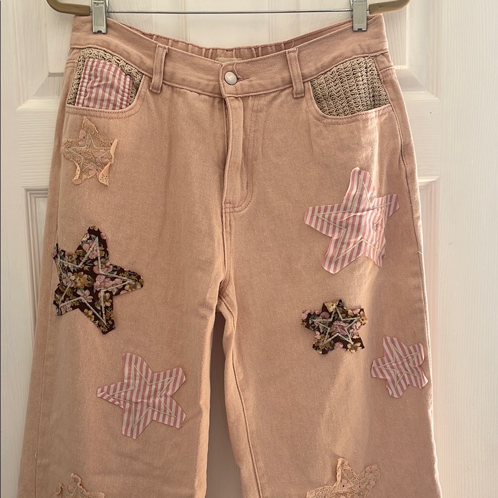 POL Blush Pink with stars  Pants